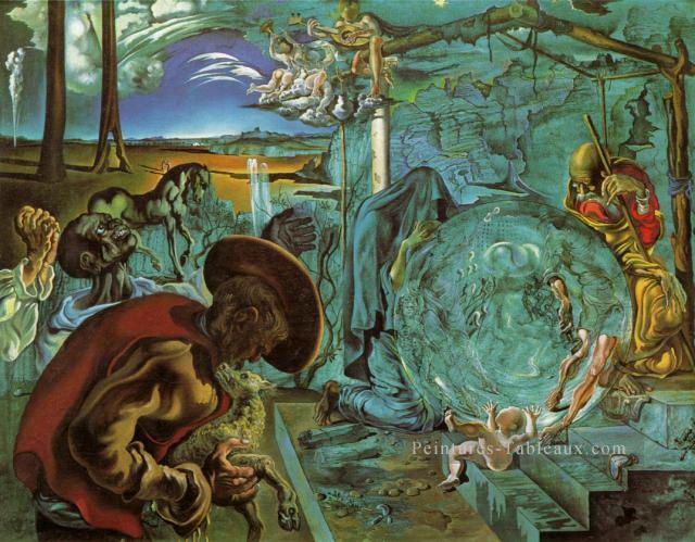 Nacimiento de un nuevo mundo Salvador Dali Pintura al óleo